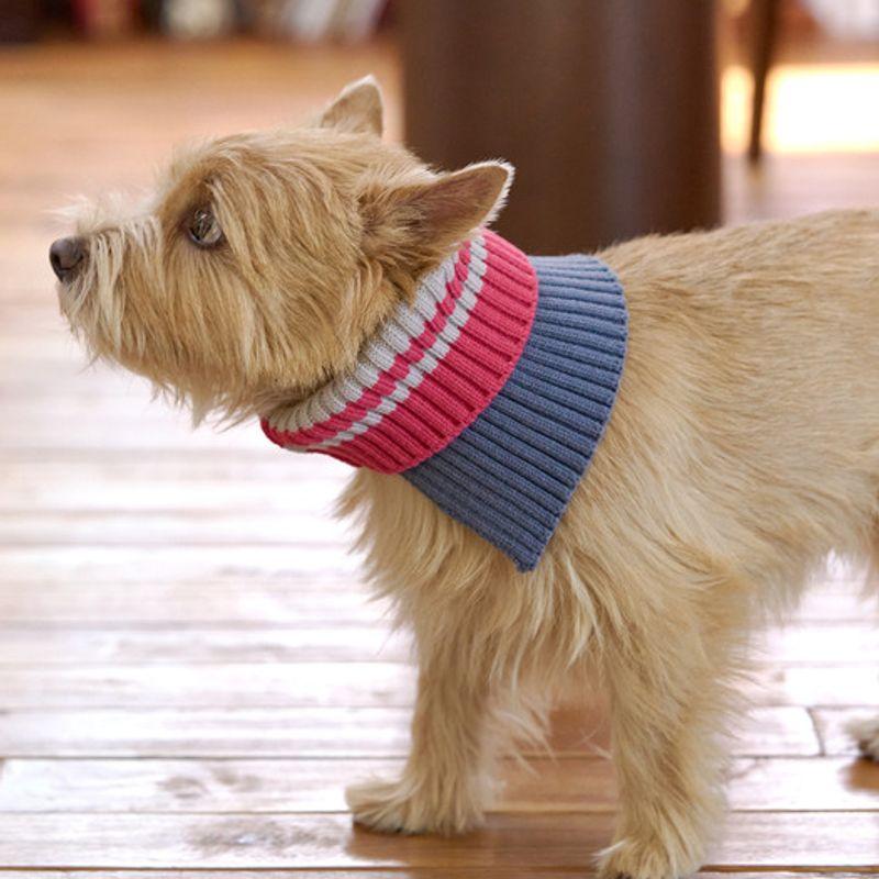 MUNIKUND Alle Neck Warmer - Pink Gray