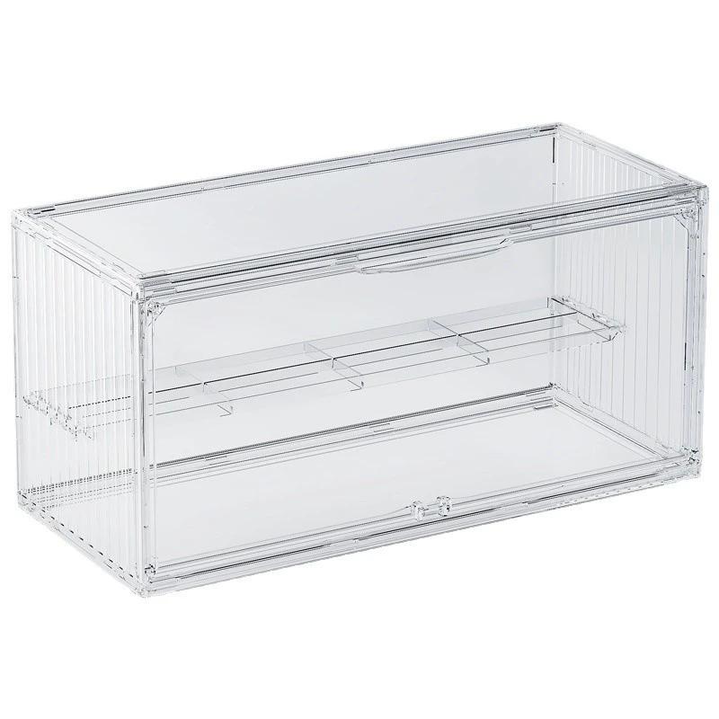 Three Layer Acrylic Display Rack Transparent Showcase Handmade Anime Car Model Blind Box Storage Box Jewelry Sorting Box