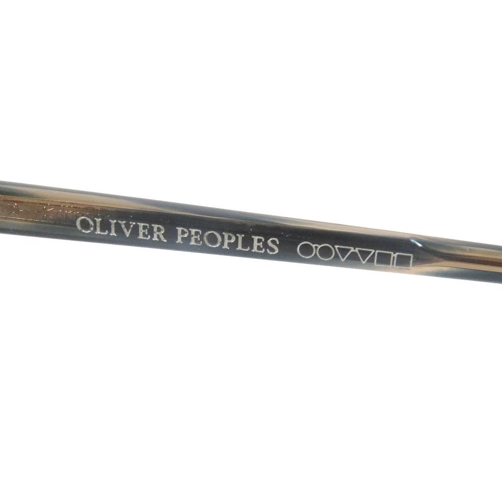 OLIVER PEOPLES Glasses MASLON Wellington Black brown mens OV5279U Used