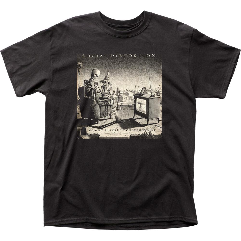 Social Distortion Mommy’s Little Monster T Shirt Mens Licensed Rock N Roll Black XXXL