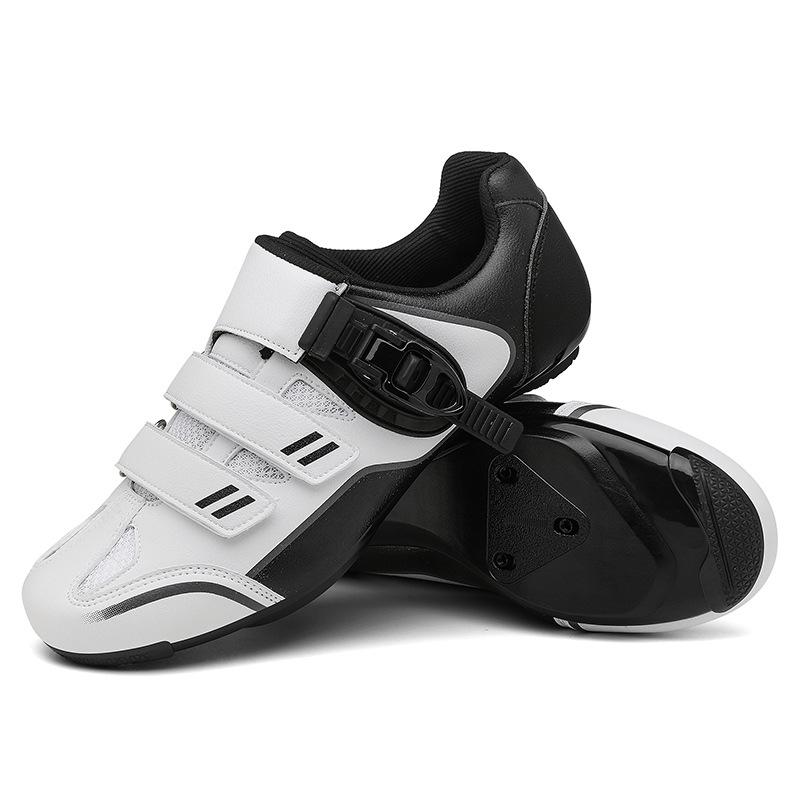 New Cycling Shoes with Locks, Buckle Lock Shoes, Men's and Women's Road Cycling Power Shoes, Hard Soles, Mountain Cycling Rubber Soles