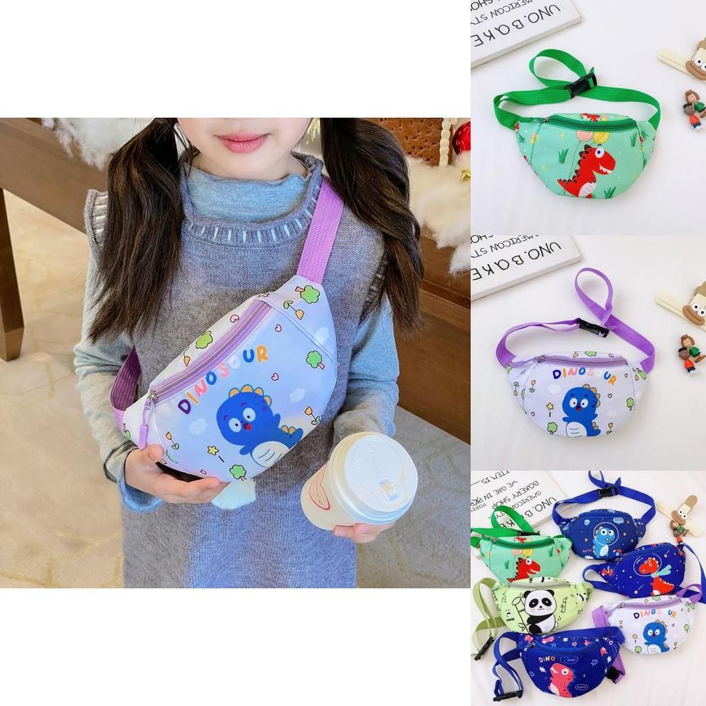 Adorable Cartoon Children's Backpack Stylish Korean Design Fashionable Unisex Waist Bag