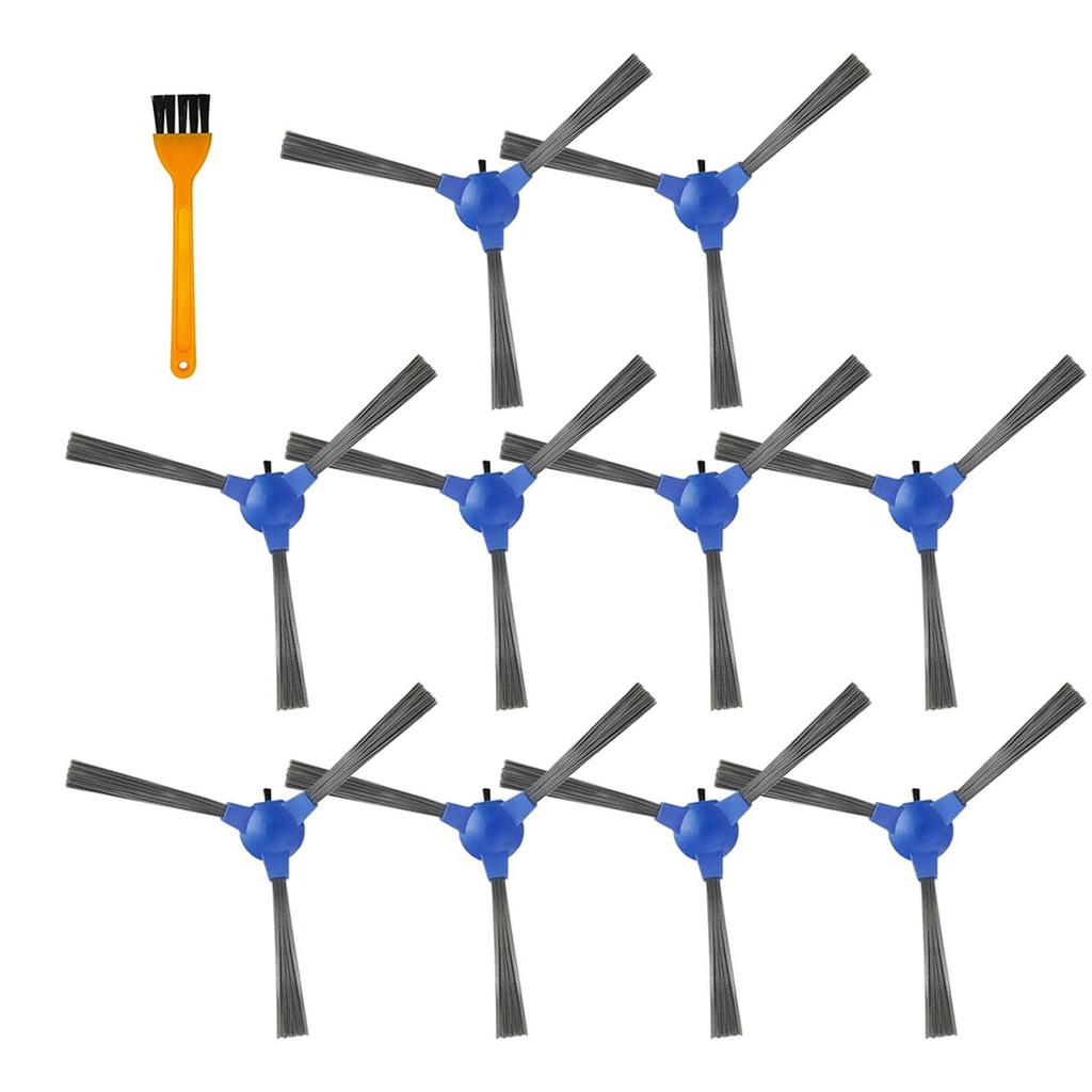 Set of 10 Side Brushes Corner Cleaning Brush Plastic Texture Home Cleaning Supplies Perfect for Robot Vacuum Cleaners