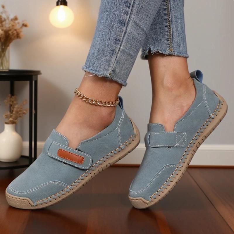 

New Handmade Women Boots Design Sneakers Man Outdoor Casual Leather Women Shoes Ankle Boots Fall Breathable New 36