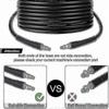 Karcher K2 K3 K4 K5 K6 K7 Pressure Washer Hose - 10m Quick Connect with Brass Tips