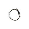 ARNE JACOBSEN STATION 53301-1601 Watch, 34mm, Scandinavian Design, Water Resistant (Quiet Design with No Second Hand), White with Black Leather Strap