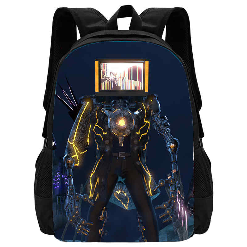 Mochila Skibidi Toilet School Backpack Cartoon School Bag for Boys  Titans Cameraman Children Backpack  Speaker Tv Man Kids Bags