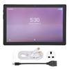10 Inch Tablet for Android 11 6GB RAM 256GB ROM Octa Core Processor 5G WIFI 4G Calling Tablet for Kids 100‑240V Black