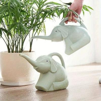 Regaderas con Forma de Elefante Lindo Maceta de PP Herramientas de Jardinería Botella de Agua Pequeña Maceta Pulverizadora de Agua para el Hogar