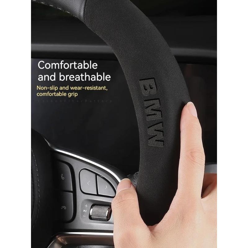 Voor BMW M X1 X3 X5 X6 X7 G01 G02 G20 E90 E91 E39 E46 F01 F02 F10 F15 F20 F25 F30 E60 E70 Koolstofvezel Auto Stuurwiel Cover