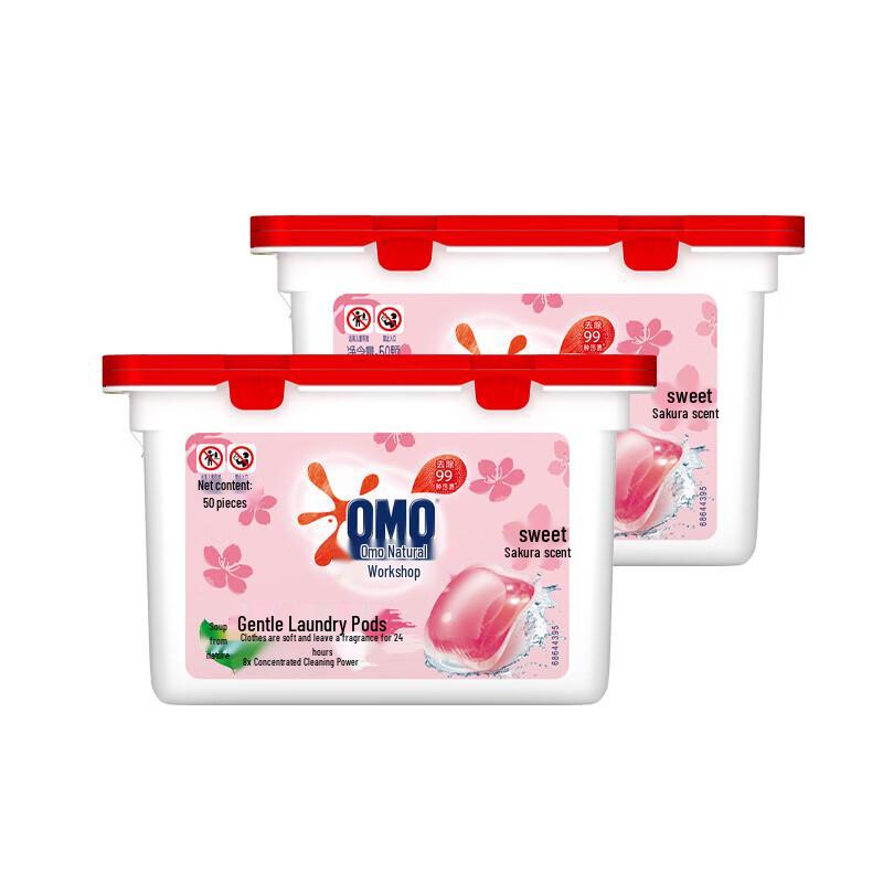 OMO Natural Workshop Cherry Blossom Laundry Pods