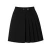 SELLY'S Asymmetrical Button Pleated Mini Skirt_I6A-Csk030