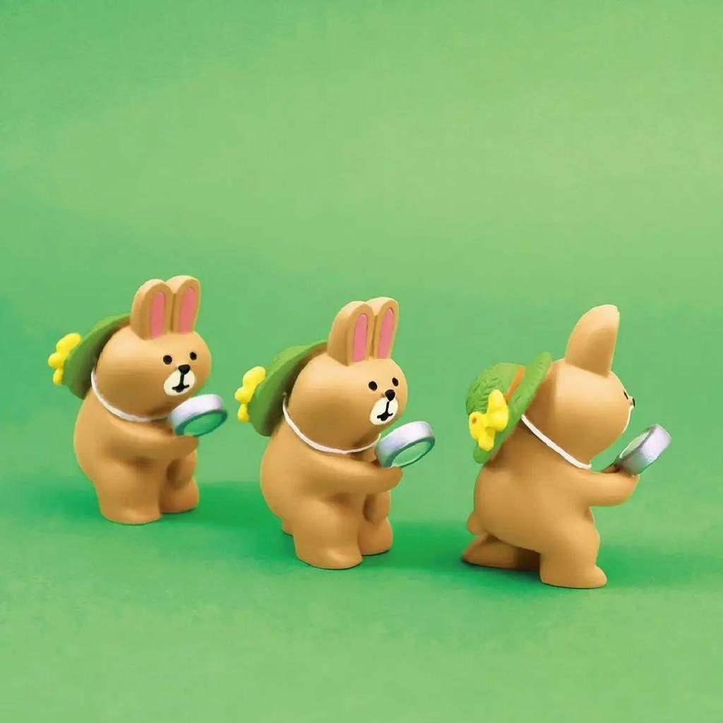 Japanese Groceries Zakka Spring Garden Series Home Decoration Creative Small Ornaments Resin Craft Toys Collectible Gifts