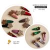 2pcs Five-pointed Star Broken Hair BB Princess Fabric Velvet Water Drop Bangs Clip Headwear Girls Kids