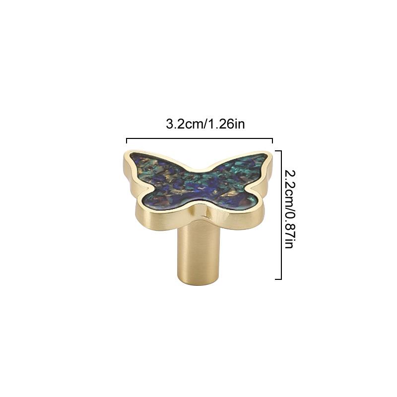 

1шт настенная полка бабочка дверные ручки декоративные цинковый сплав одинарные ручки для шкафа кухонные ручки для ящиков мебель