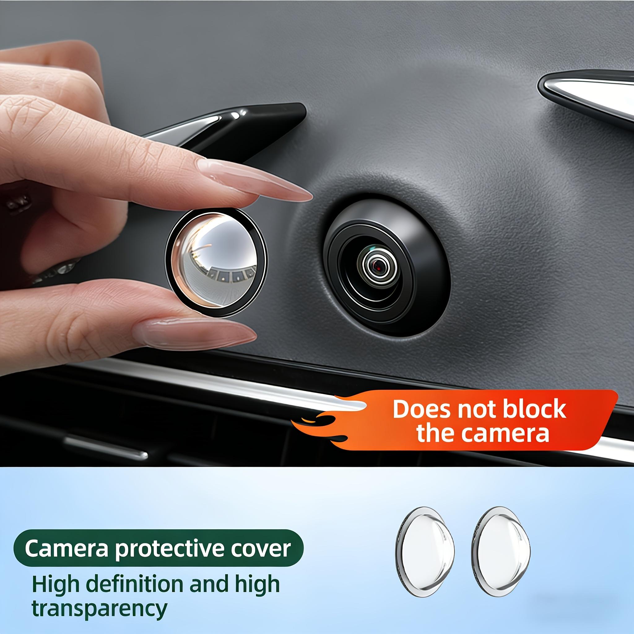 

New Car 360° Panoramic Camera Lens Protective Cover Anti-Scratch Dustproof Waterproof Parking Lens Protector for Most SUV Sedan