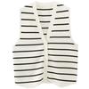 Fashion Style Summer New Arrival Fashion Women's Fashion Clothing Sleeveless V-neck Knitting Stripes Vest 3519032 066