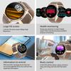 Bluetooth Anruf Herren Damen Smartwatch Full Touch Fitness Tracker Wasserdicht Für Android & Ios Uhr