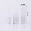 5ml Square Gradient Lip Gloss Tube, Empty Refillable Lip Glaze Container, Wholesale Cosmetic Packaging