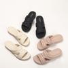 New thick-soled slippers women step on shit, Mason summer wear, high-end travel beach foot sandals