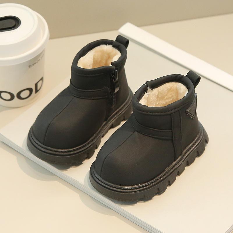 

Детские утепленные зимние ботинки ретро универсальные детские бархатные короткие ботинки нескользящая мягкая подошва мужские и женские сокровище обувь для малышей л хлопковая обувь size 16-20, please take 5 pairs