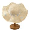 New summer seaside beach woven straw hat large brim sun hat fresh and fashionable travel sunscreen visor