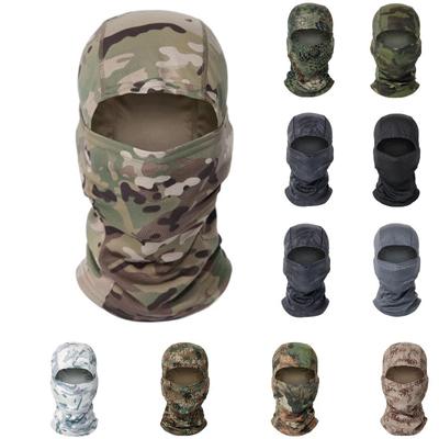 Taktyczna maska na całą twarz kominiarka czapka motocykl armia Airsoft Paintball nakrycia głowy metalowa siatka polowanie maska ochronna