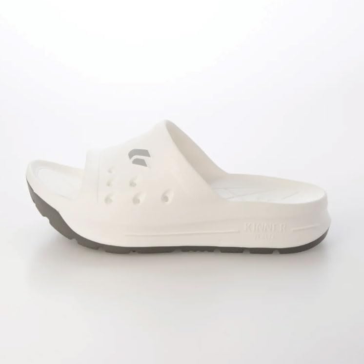Kinner Recovery Thick One Mile Sports More Comfortable Than Barefoot [KINNER] Sandals, Lightweight, Sole, Clock, Sandals, RSK-3001, (WHITE, 25.0 cm)