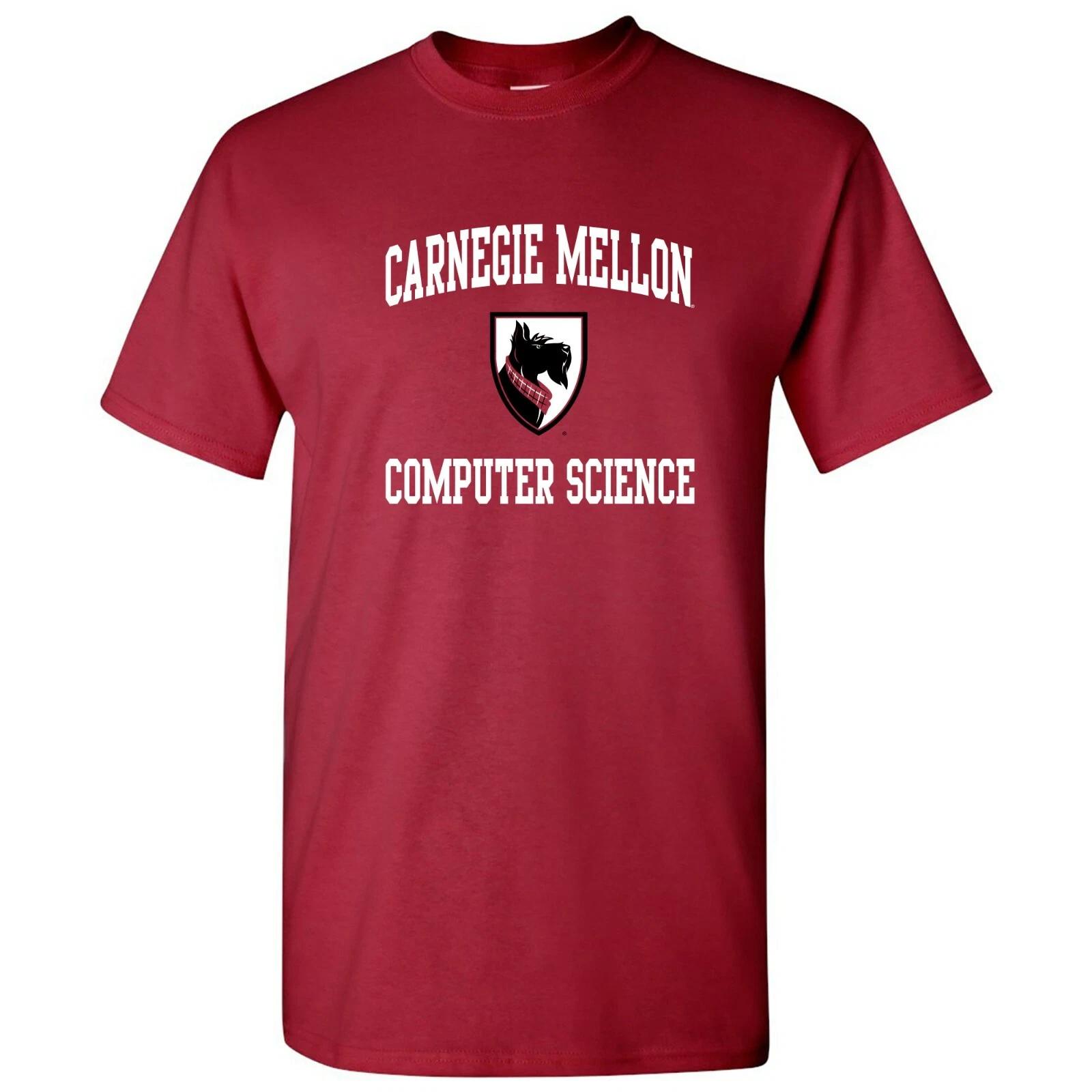 Carnegie Mellon University Tartans Arch Logo Computer Science T Shirt - Cardinal M