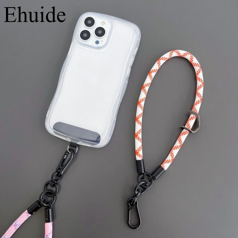 Luxury Phone Wrist Strap 10mm Diameter Lanyard Anti-loss Short Rope USB Keychain Hanging Portable Bag Mobile Cover Case Strap