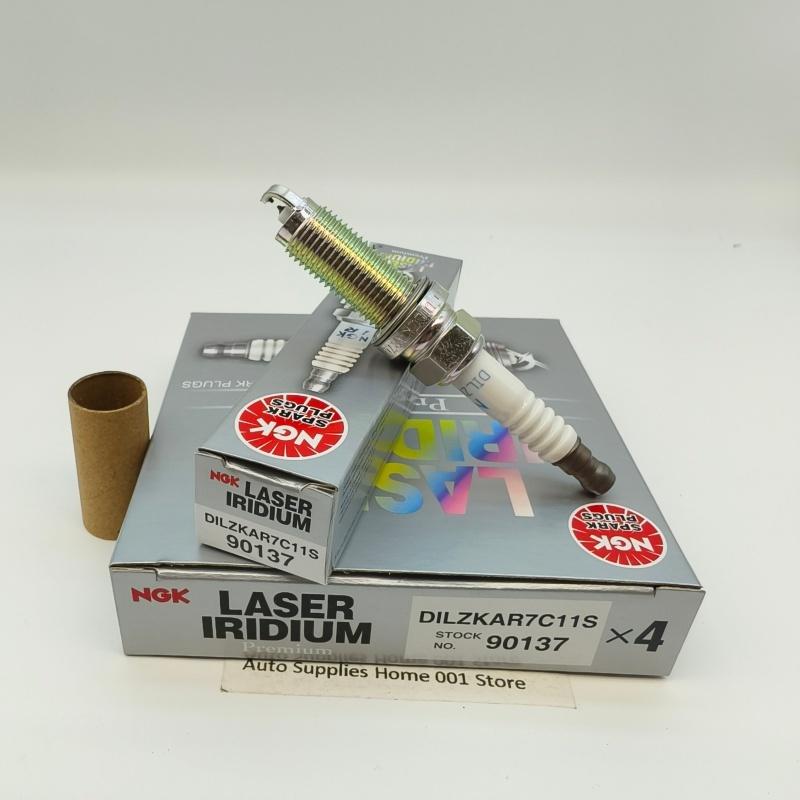 4Pcs Original  DILZKAR7C11S 90137 Brand New Laser Iridium Spark Plugs For Honda Fit XRV CITY VEZEL Greiz 1.5L 2015-2018 L15B5