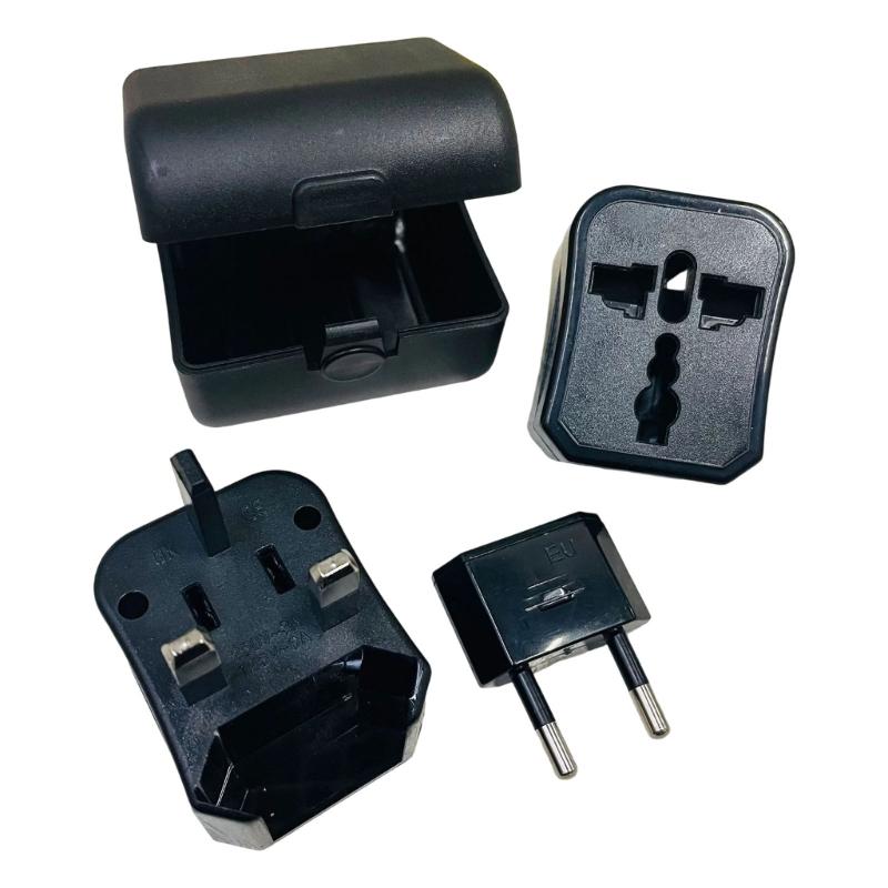 Sada univerzálních napájecích adaptérů pro cestování 3 ks Velikost Funguje v zásuvkách USA Evropy Velké Británie Austrálie