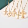 Fashion Trendy Titanium Steel Cross Necklace Women Luxury Versatile Accessory