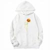 Funny Skeleton Head Pumpkin Playing Golf Humor Print Pullover Trendy Autumn Winter Long Sleeve with Pocket Women Harajuku Hoodie