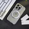 Applicable To iphone17ProMax High-transparency Rotating Bracket Magnetic Mobile Phone Case Apple 15 Airbag Anti-drop Protective Cover