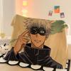 Cool Jujutsu Kaisen Gojo Satoru creative anime cartoon printed pattern fashion personality soft skin-friendly flannel blanket