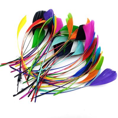 20 stuks Ganzenvleugels DIY Dromenvanger Decoratie Bruidskleding Hoed Hoofddeksel Pluimen Knutselbenodigdheden Voor Naaibenodigdheden