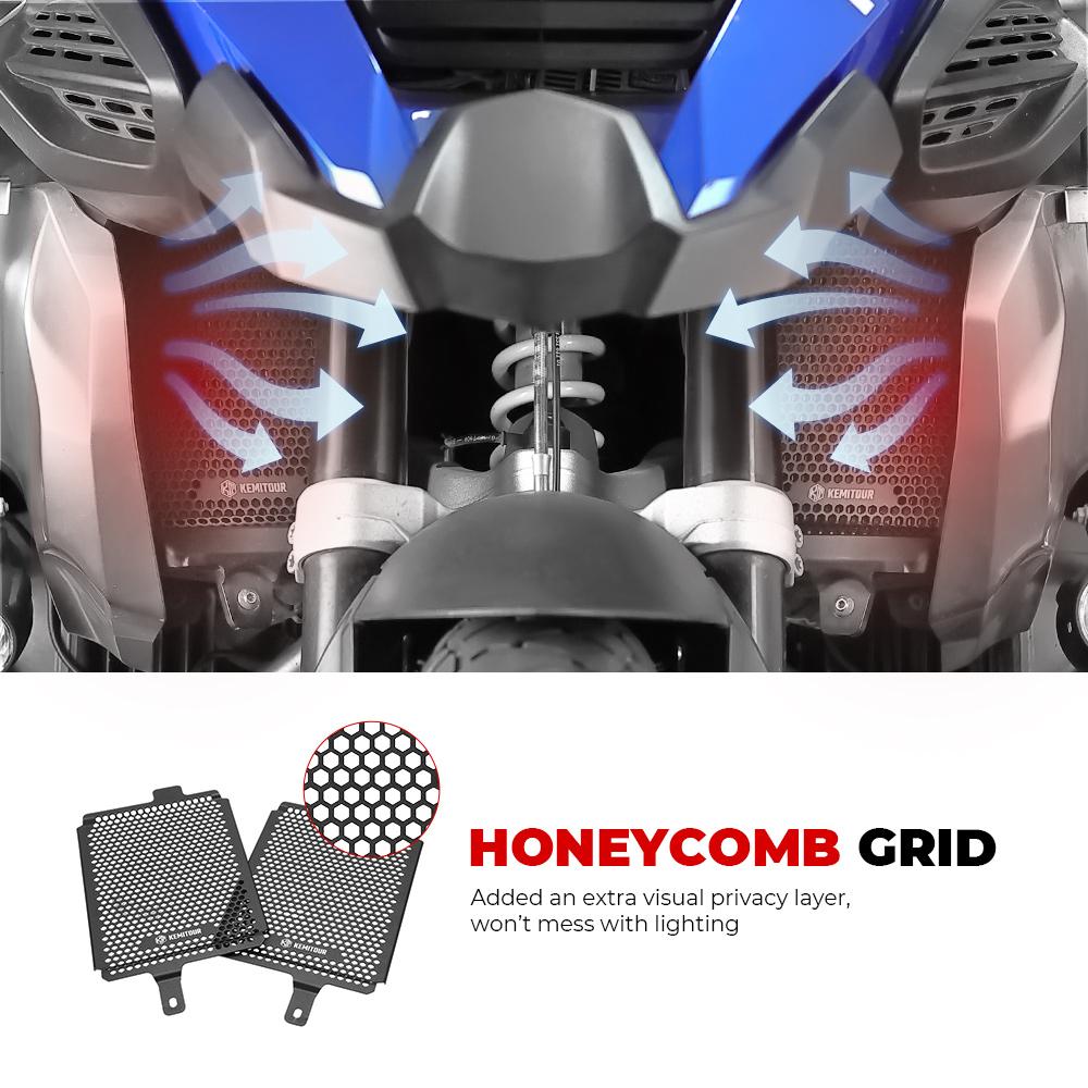 For BMW R1250GS R1200GS R1200 R1250 GS LC ADV Adventure 2013-2023 Motorcycle Radiator Guards Cooler Protector Grille Cover Parts