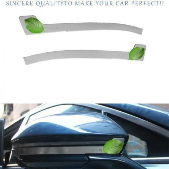 Для Lincoln Nautilus MKX 16-23 Хромированная стальная полоса-молдинг накладка на зеркало заднего вида