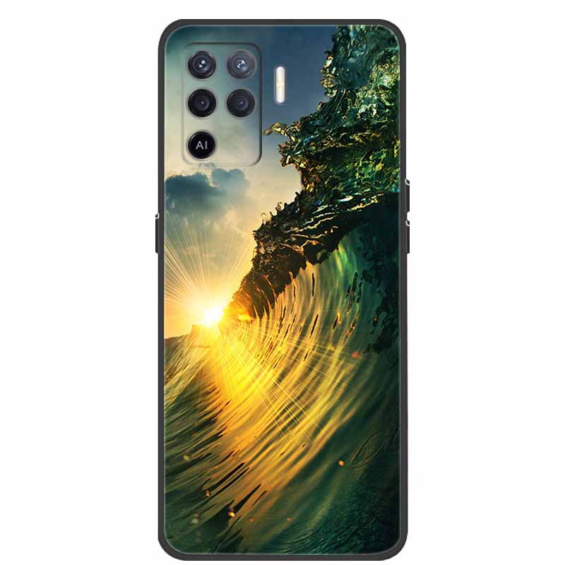 For Coque OPPO Reno5 Lite Case Shockproof Soft silicone TPU Back Cover For Oppo Reno 5Z 5 Lite Phone Case 5Lite CPH2205 Fundas
