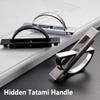 Home Floor Cabinet Zinc Alloy Door Handle Flush Pull Cover Tatami Hidden Handle Recessed