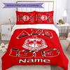 3pcs Custom Name Delta Sigma Theta Bedding Set Duvet Cover Closure Includes 1 Duvet Cover & 2 Pillowcases for All Seasons Bedroom Decor