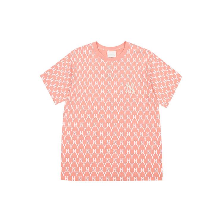 MLB Set in Sleeve T Shirt Unisex Light Pink 31TSM1131-50P XXL