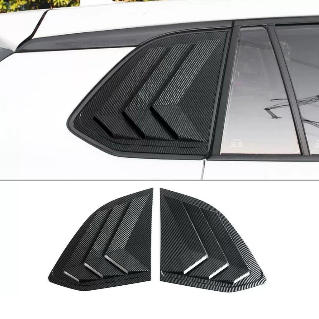 Rear Side Vent Window Scoop Louver Trim Cover Fit For Toyota Corolla Cross XG10 2021 - 2026 Auto Accessories