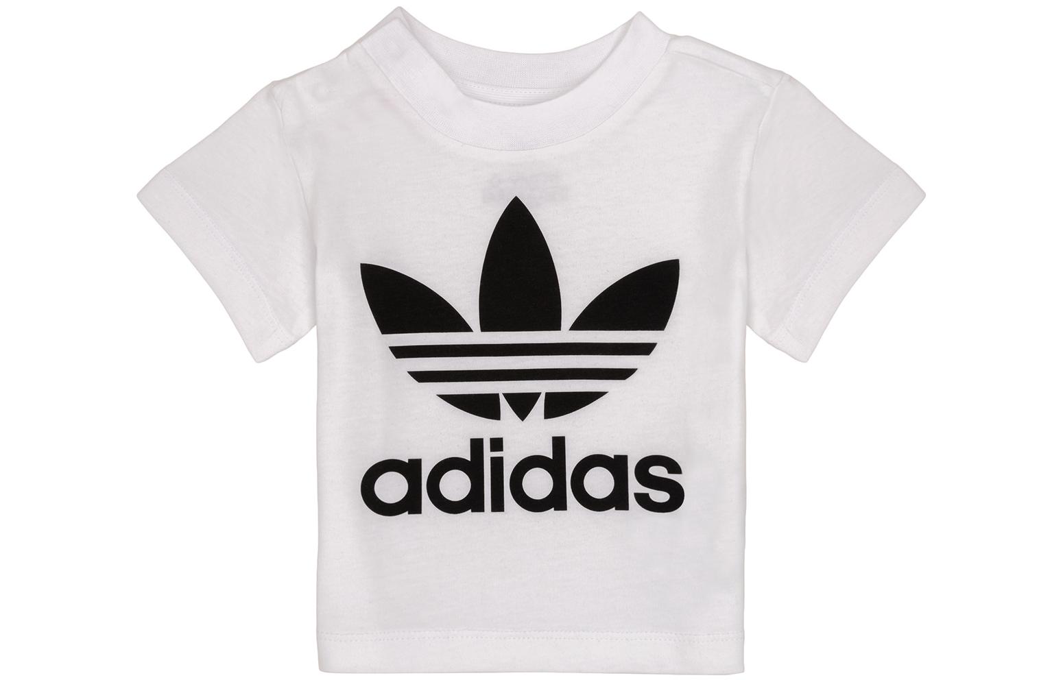 Adidas Originals T Shirt White Children Aged 3 7 Years Old DV2828 80