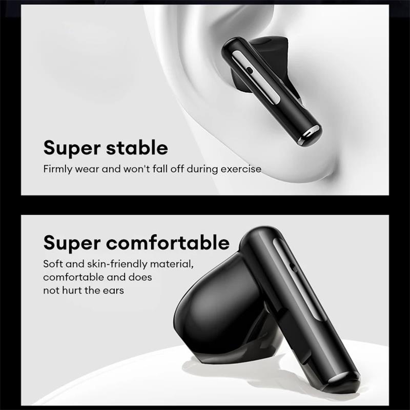 Lenovo EA160 Ασύρματα Ακουστικά Bluetooth 5.4 Hi-Fi Καθηλωτικός Ήχος 24 Ώρες Αναπαραγωγή Κλήση HD Φωνής TWS Ακουστικά Μείωση Θορύβου Χαμηλή Καθυστέρηση Ακουστικά Gaming