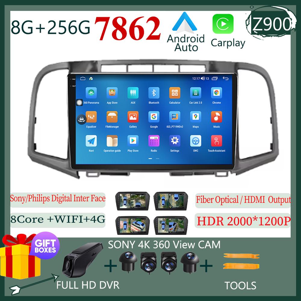 Android 14 Carplay Car Radio For Toyota Venza 2008 - 2016 Multimedia Video Player Navigation GPS Stereo 2Din DVD Head Unit Auto
