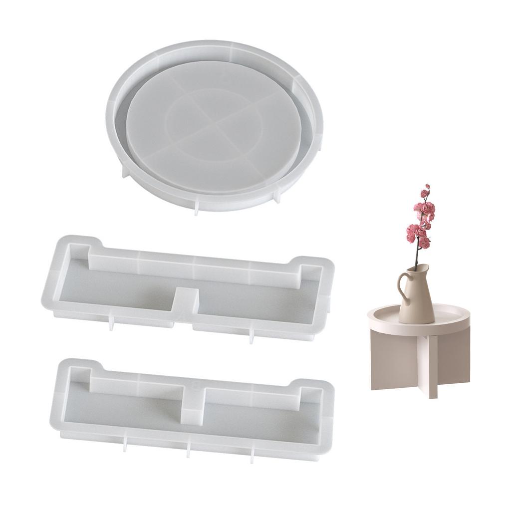 Flexible Silicone Round Plate Tray Accessory for Weddings Parties Supplies and Festive Celebrations Easy To Clean