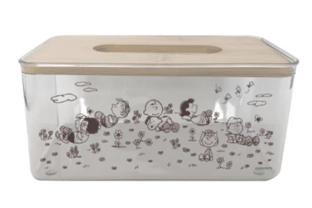 

SK Japan Snoopy Прозрачный Натуральный Чехол для Салфеток,