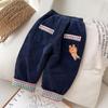 2025 Winter Corduroy Plush Pants for Toddlers: Thick, Warm, and Casual